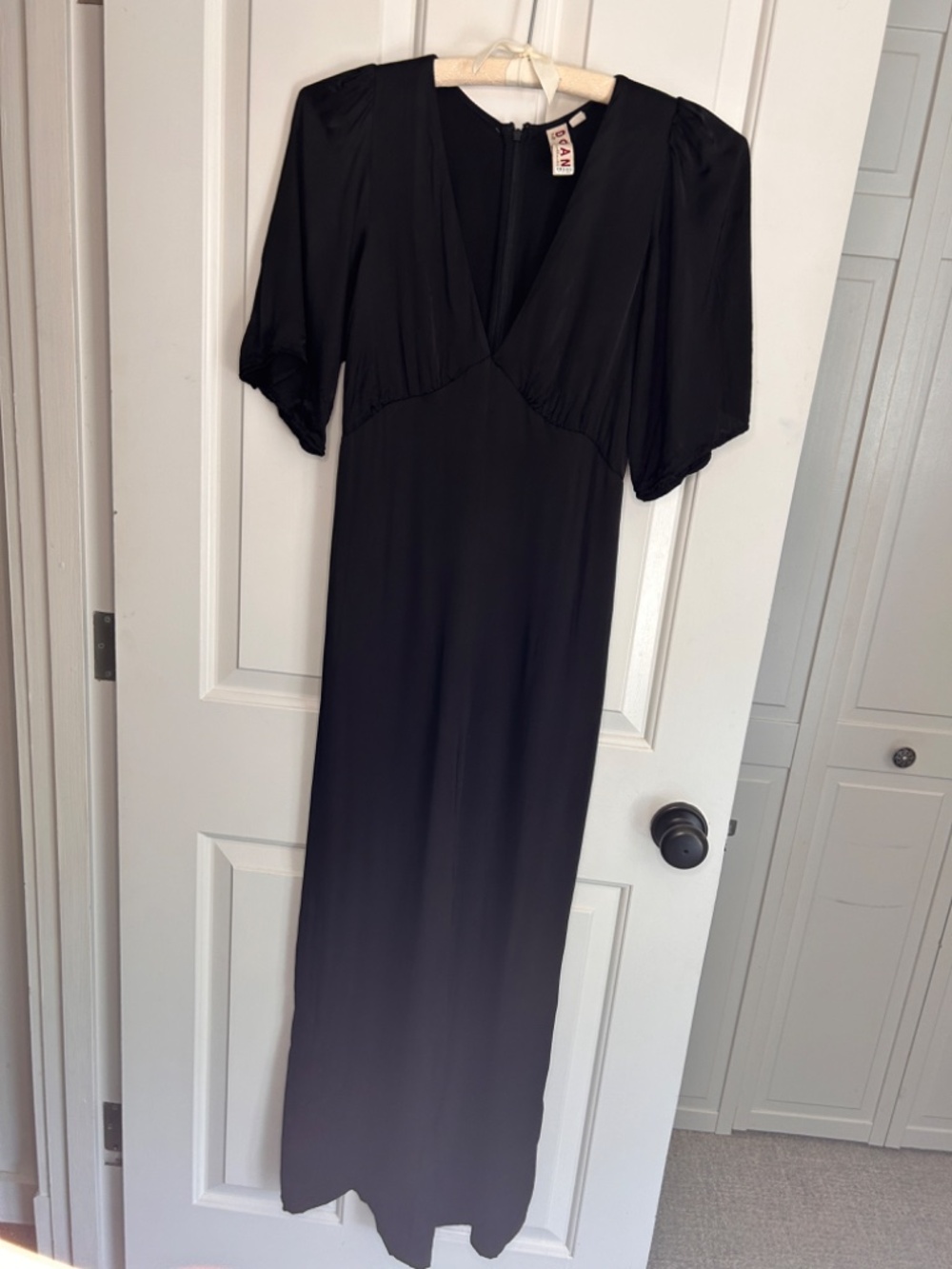 Women's Dolan Left Coast Wide Leg V-Neck Jumpsuit - Size Small - Black